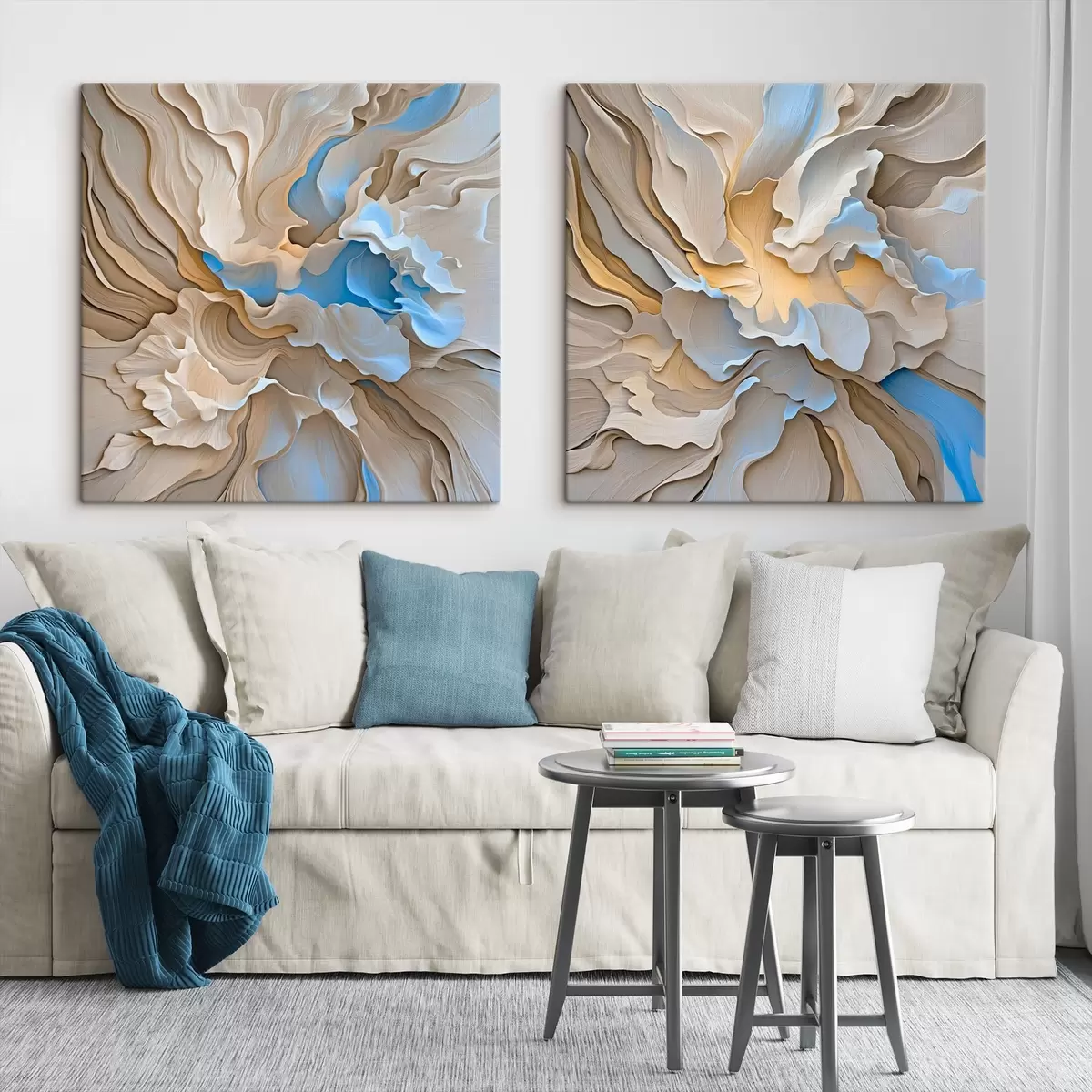 Wandbilder Nachahmung von abstrakten Texturwellen m00539