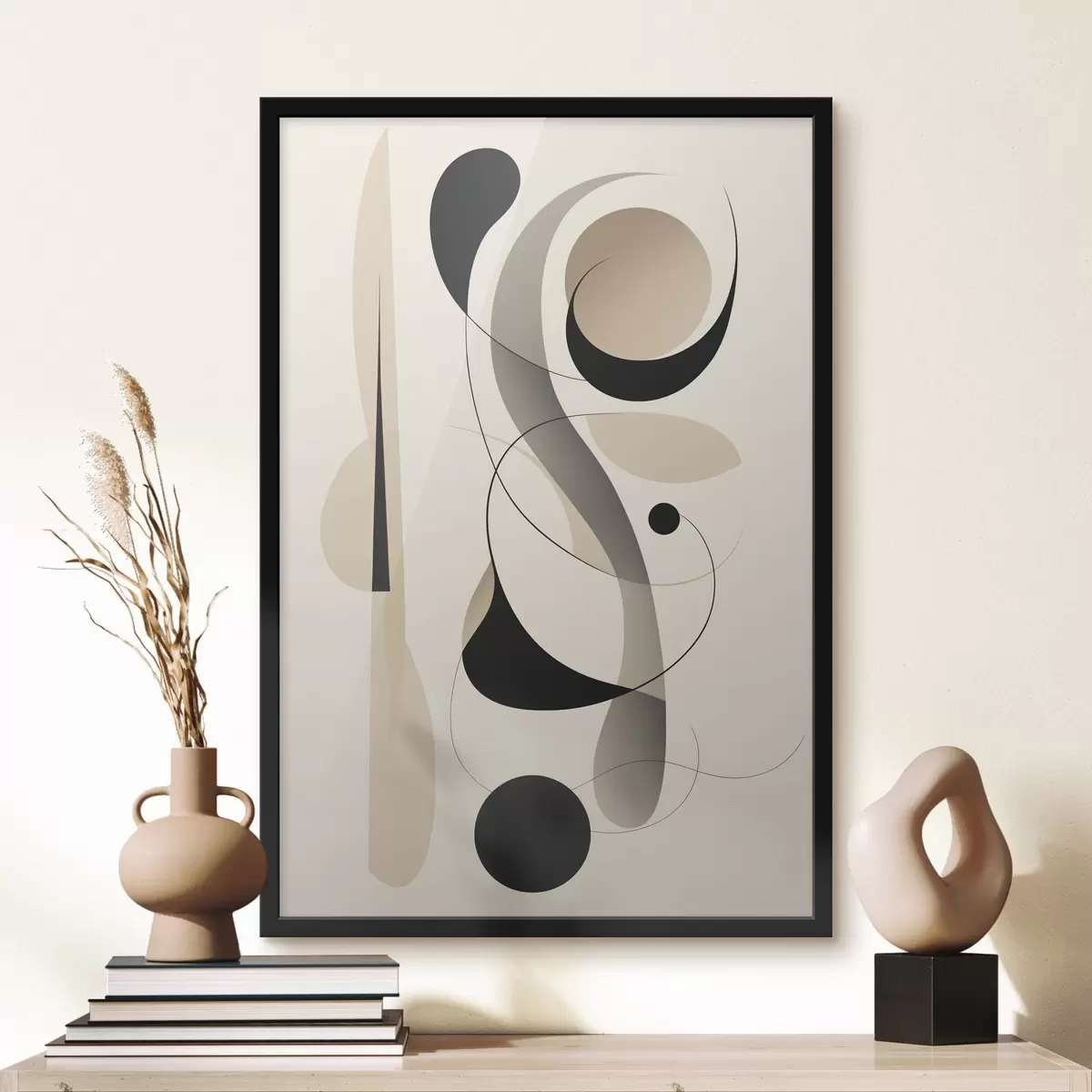 Poster Minimalistische geometrische Komposition f45198