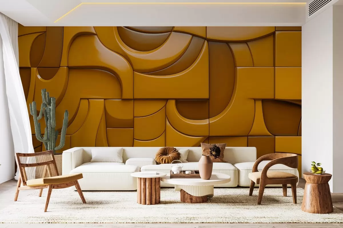 Fototapete Gemalte Reliefwand w04321