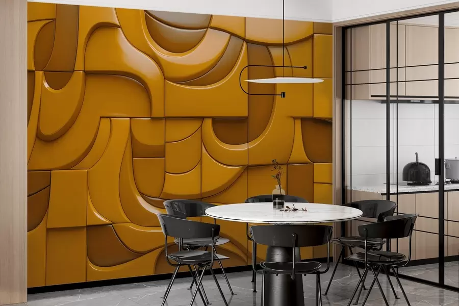 Fototapete Gemalte Reliefwand w04321