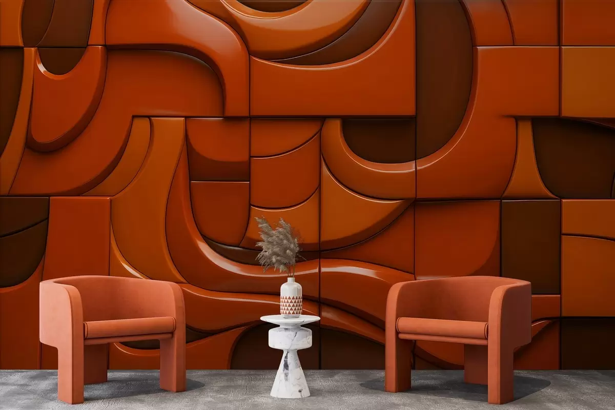 Fototapete Gemalte Reliefwand w04321v1