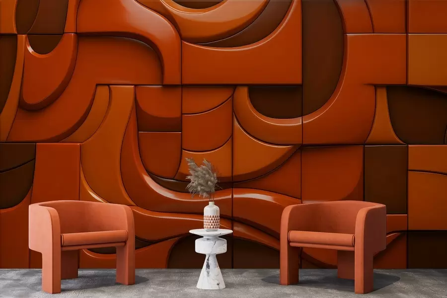 Fototapete Gemalte Reliefwand w04321v1