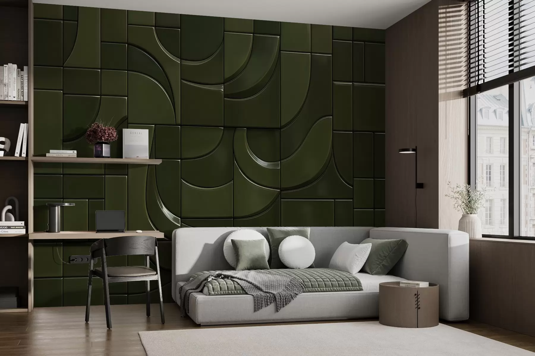 Fototapete Imitation von glänzenden Platten w04325