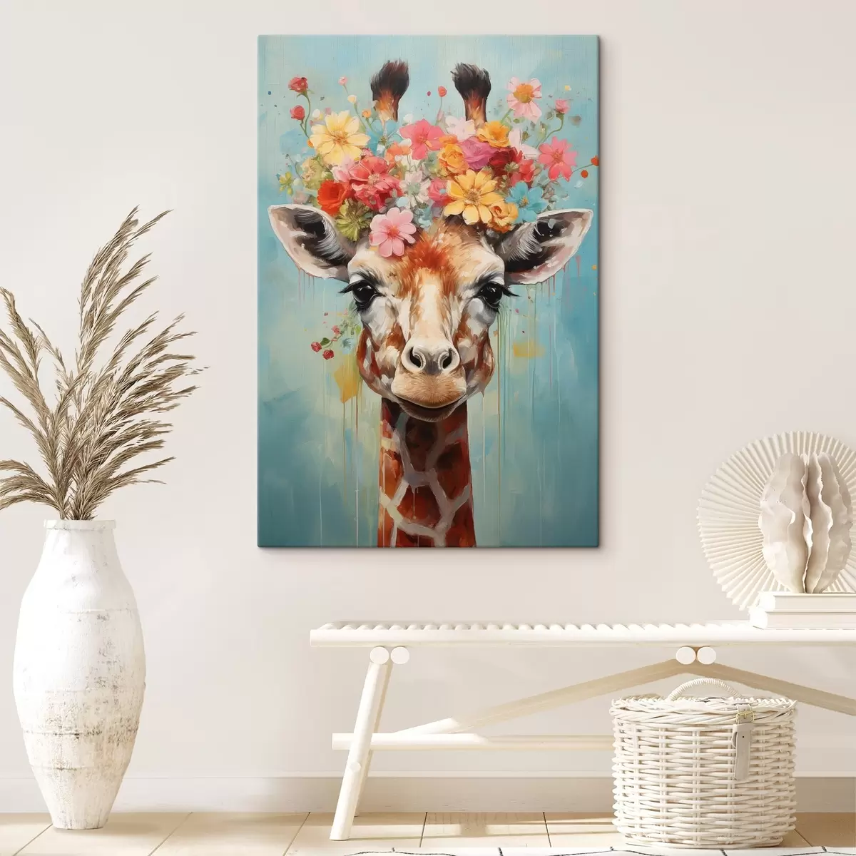 Wandbilder Eine niedliche Giraffe s44557