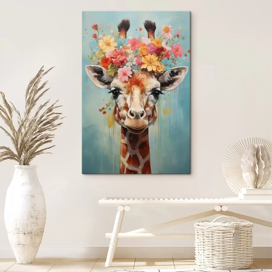 Wandbilder Eine niedliche Giraffe s44557