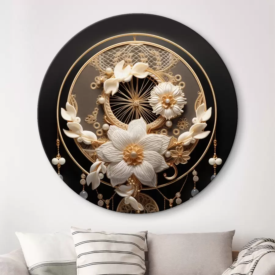 Wandbilder Abstraktion auf dunklem Hintergrund r44552