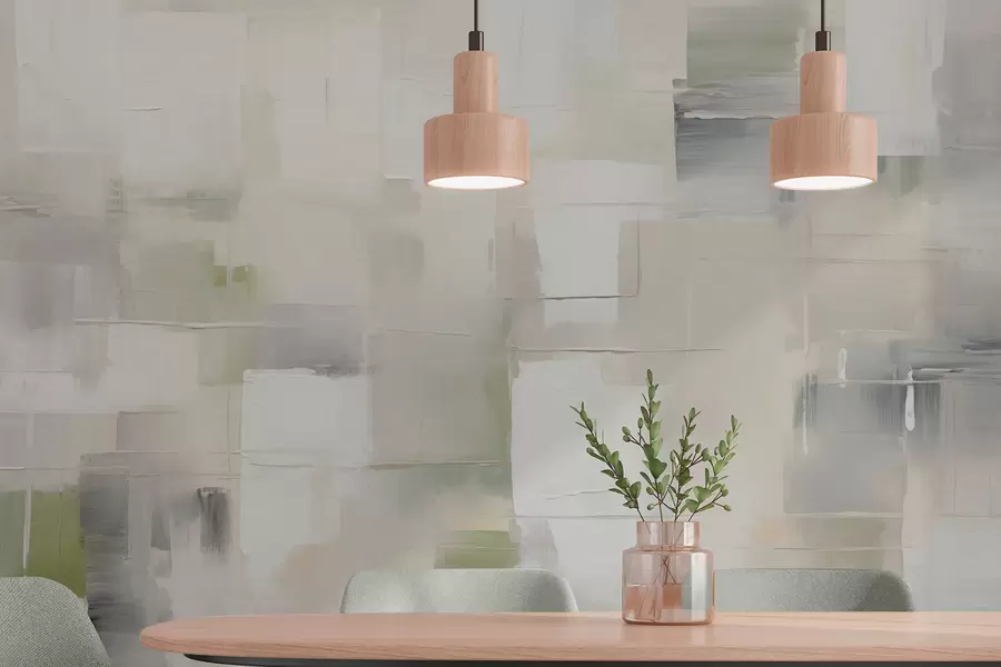 Fototapete Abstraktion Nachahmung von Pinselstrichen w04354