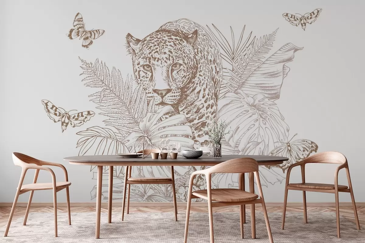 Fototapete Leopard w04358v1