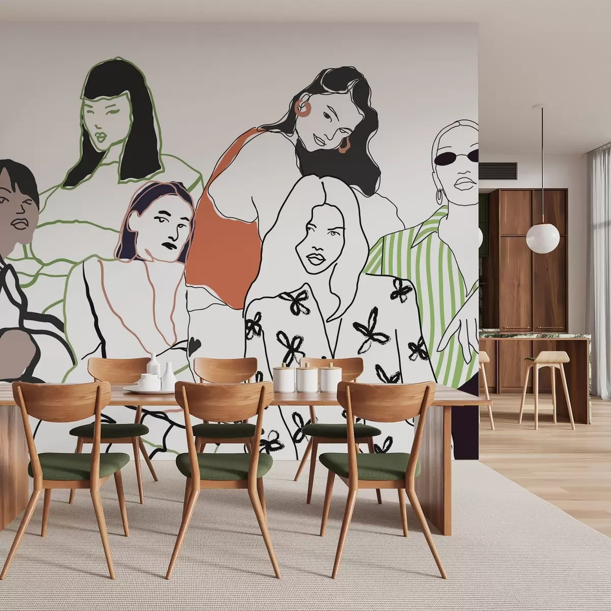 Fototapete Mädchen w04359