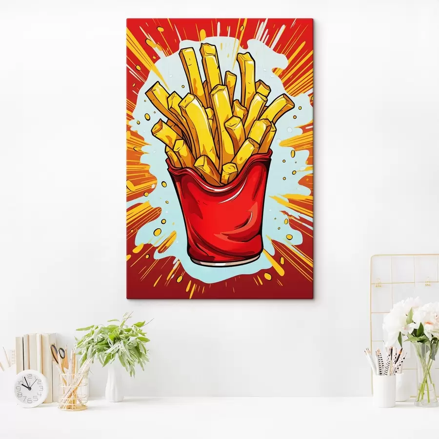 Wandbilder Pommes frites s45276