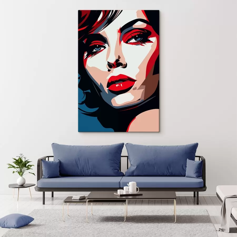 Wandbilder Mädchen in schönen Farben s45288