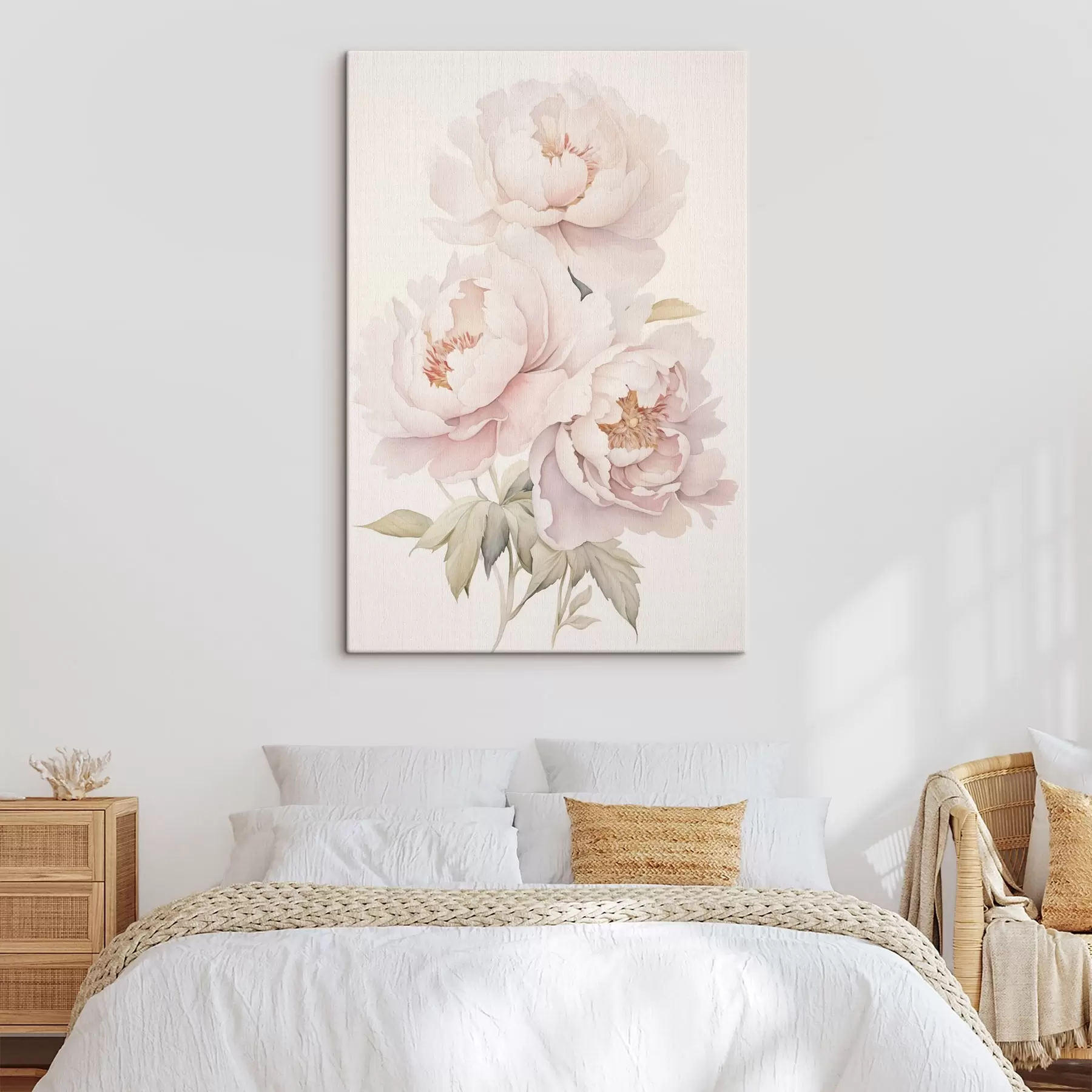 Wandbilder Zarte Pfingstrosen s45293