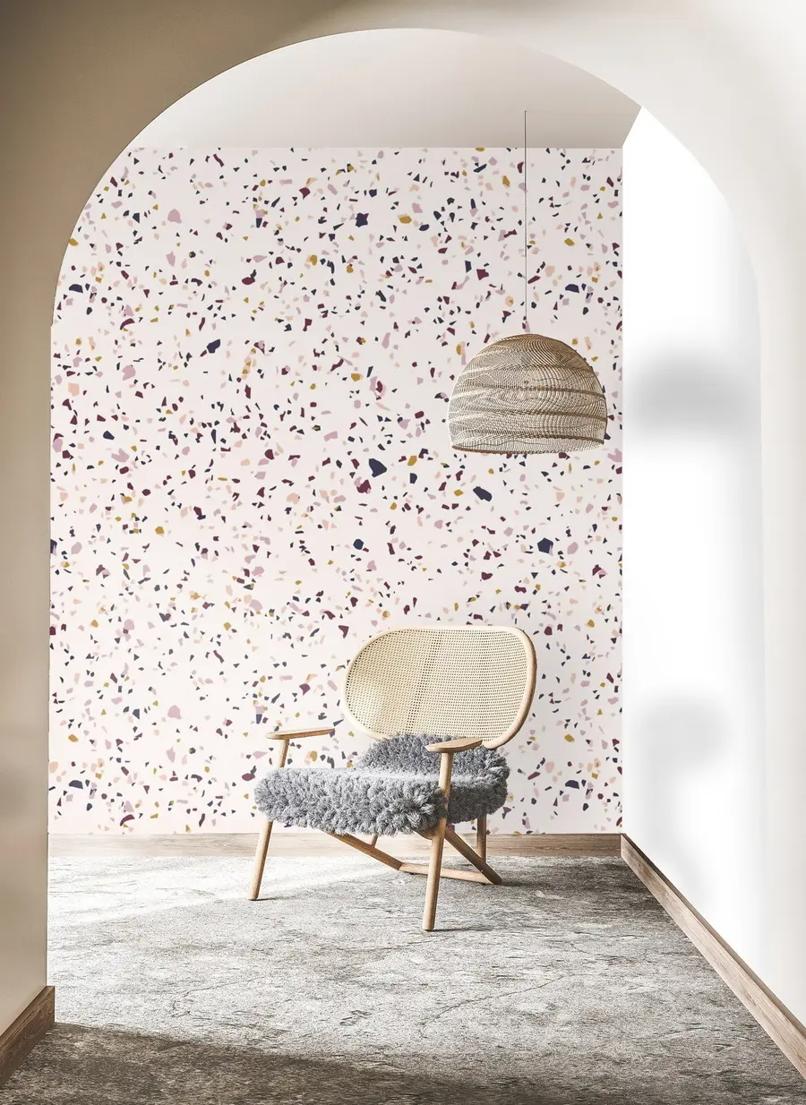 Fototapete Farbe Krümel-Effekt, Boho-Stil u71766