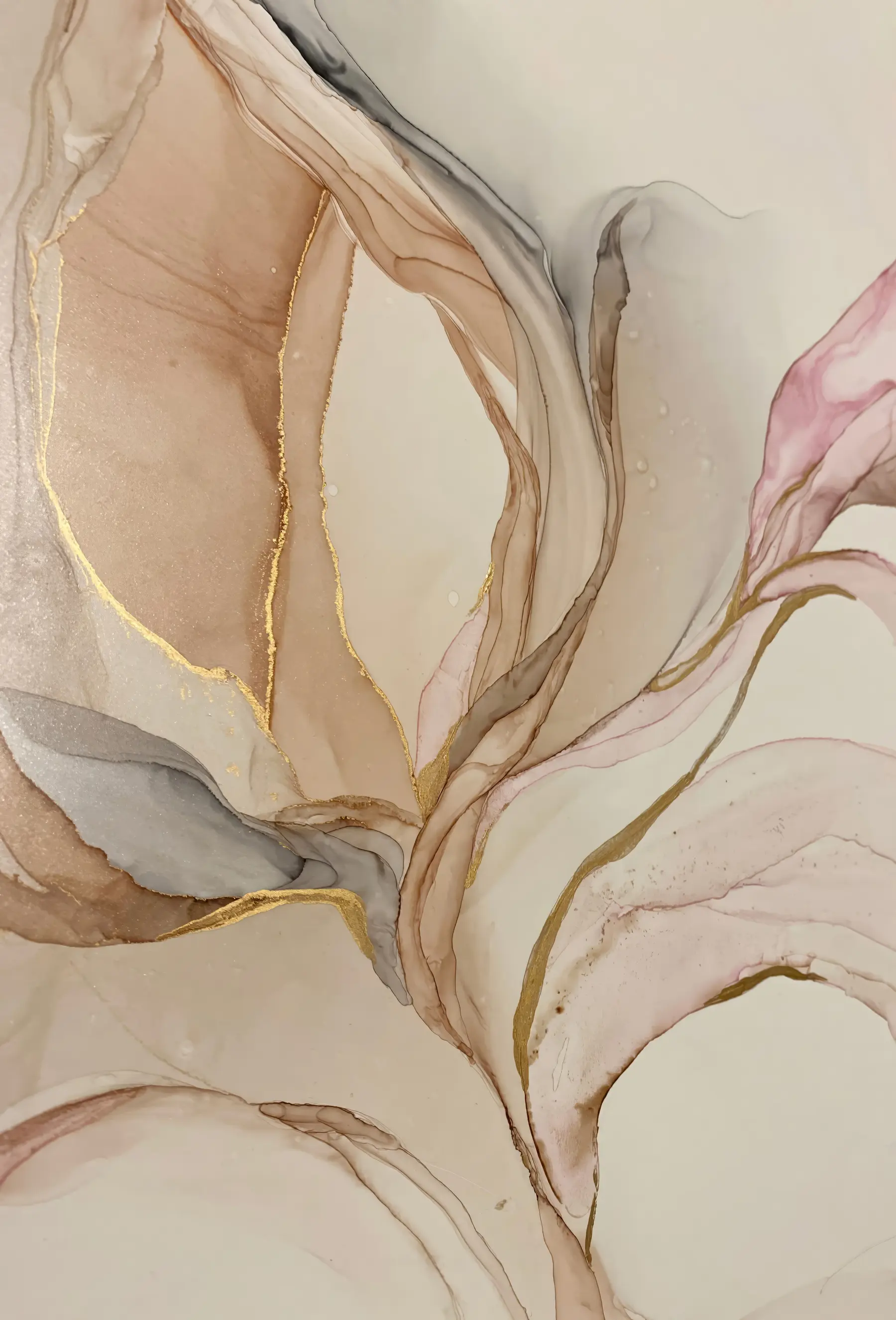 Fototapete Flüssige Farben, Marmoreffekt u71828