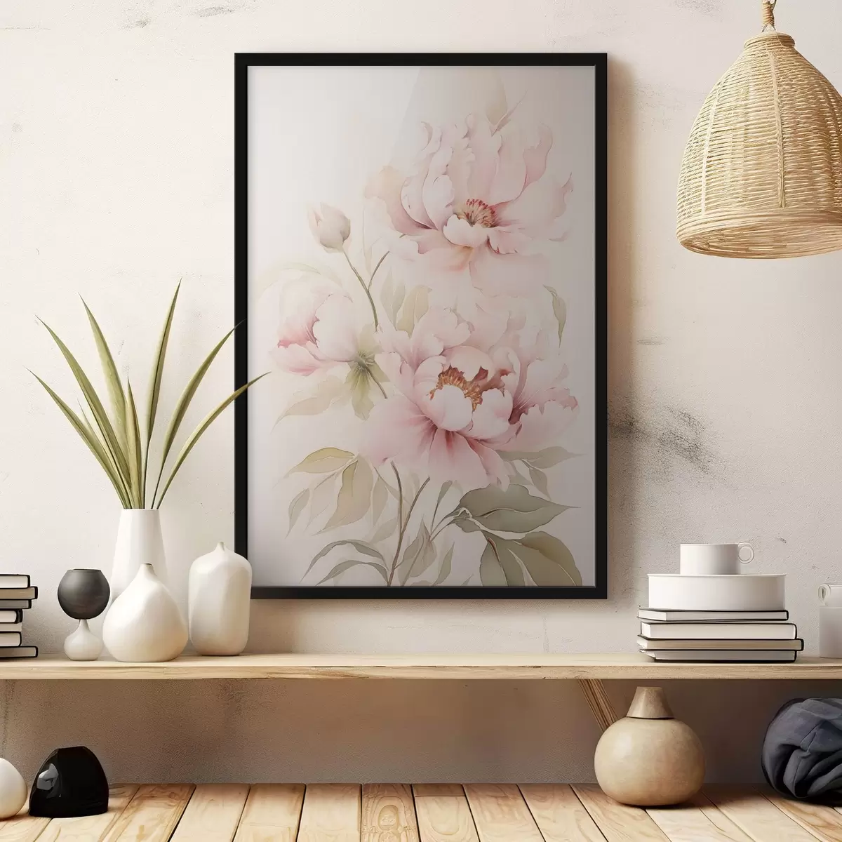 Poster Pfingstrosen f45292