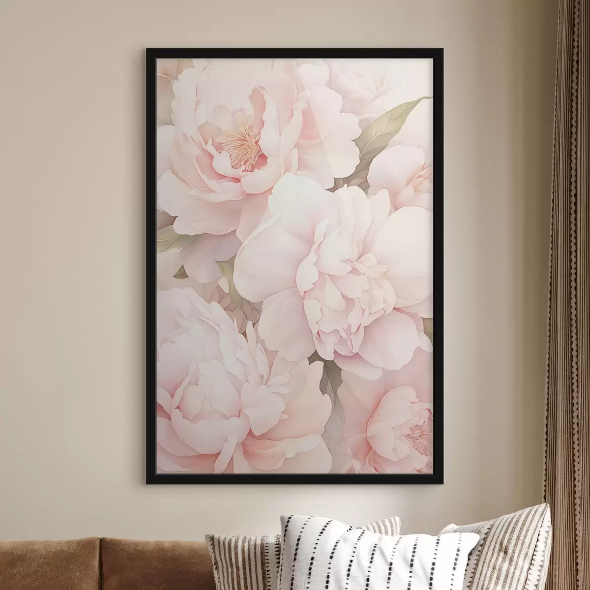 Poster Pfingstrosen in verschiedenen Farben f45294