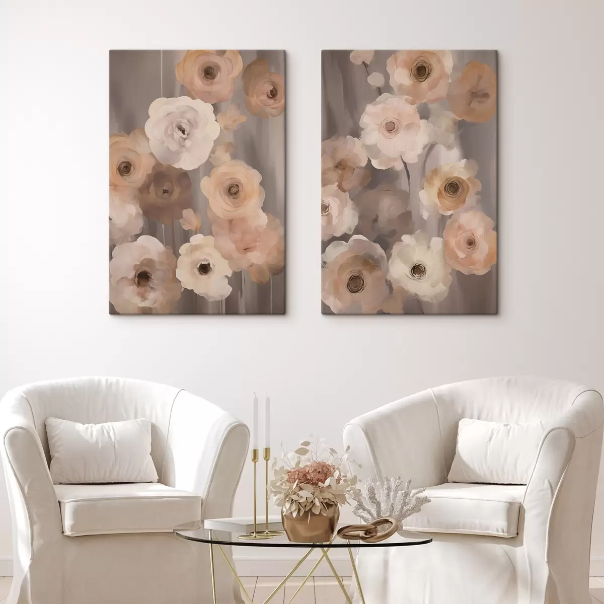 Wandbilder Abstrakte Blumen m00542