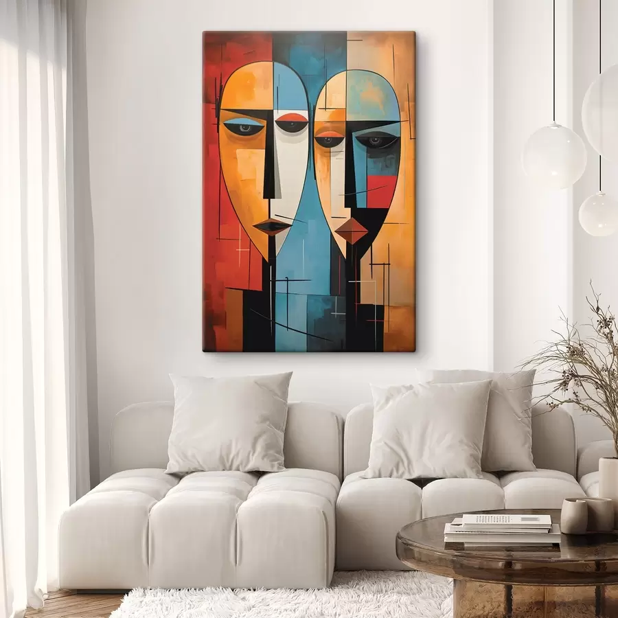 Wandbilder Abstrakte Gesichter s45236