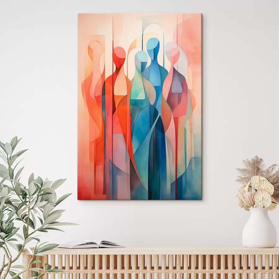 Wandbilder Abstrakte Silhouetten s45237