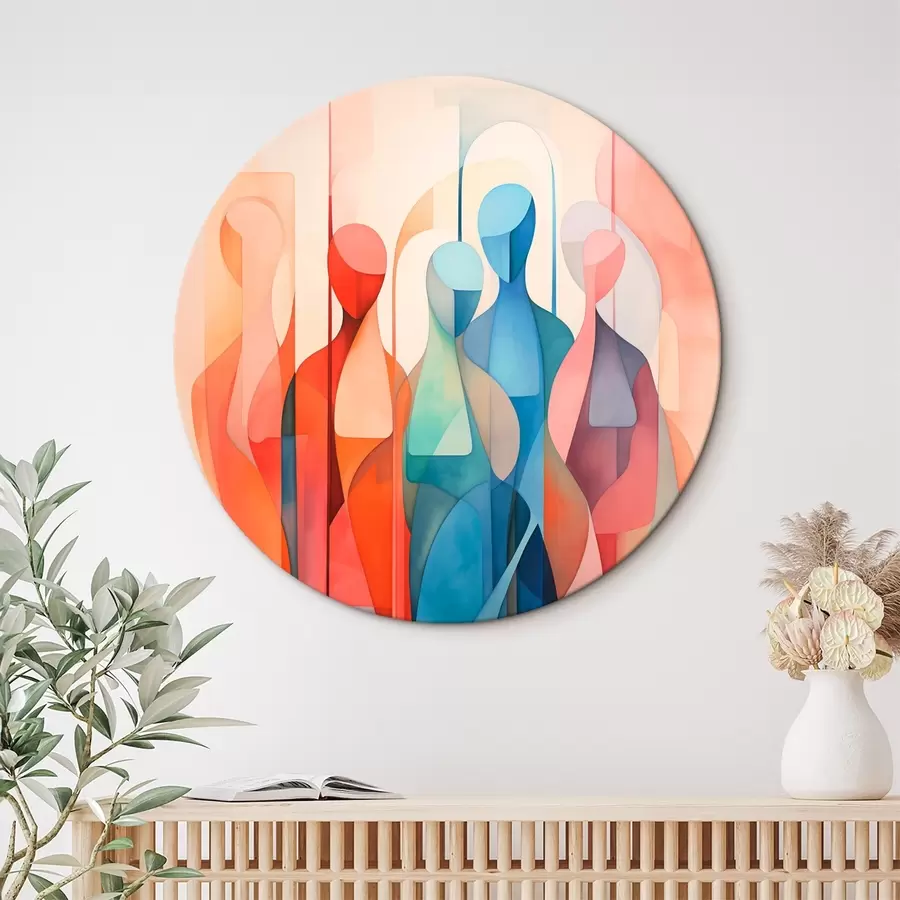 Wandbilder Abstrakte Silhouetten r45237