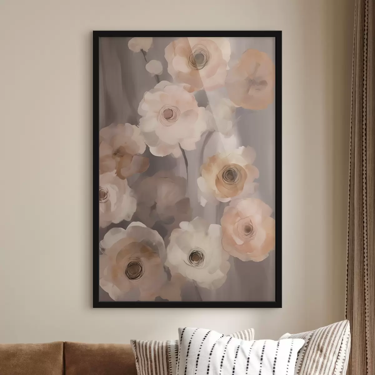 Poster Abstrakte Blumen f45161