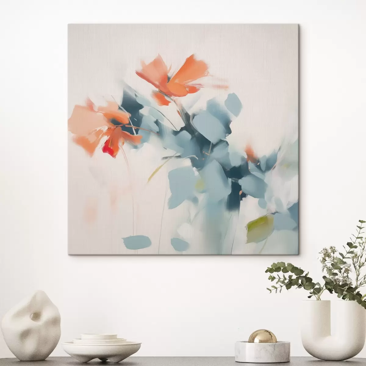 Wandbilder Abstrakte Blumen Nachahmung Malerei s45303