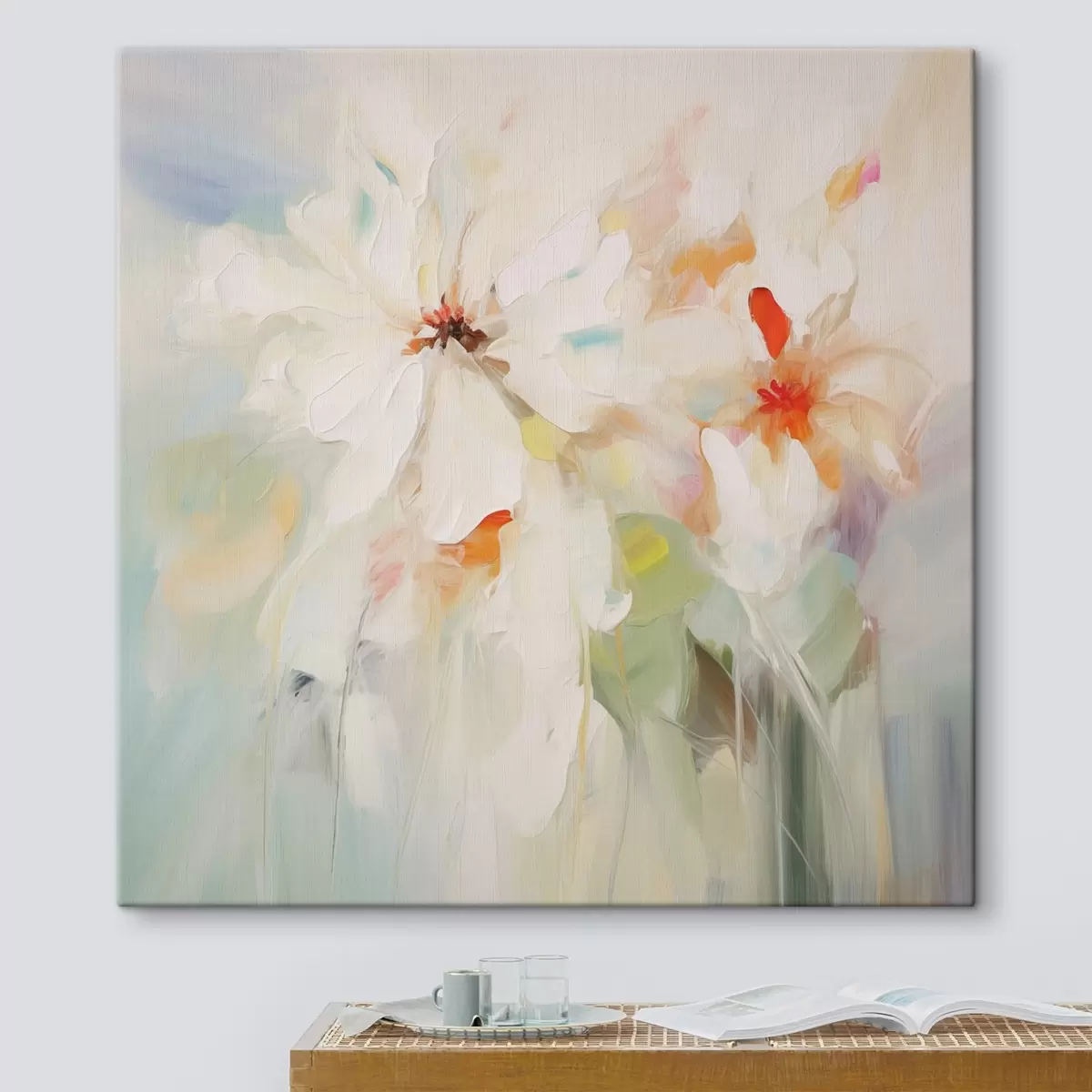 Wandbilder Blumen Nachahmung Malerei s45306