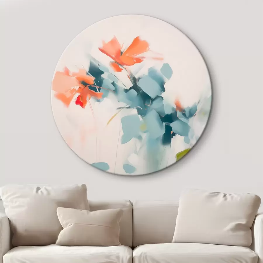 Wandbilder Abstrakte Blumen Nachahmung Malerei r45303