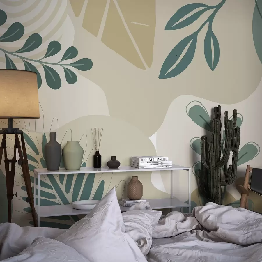 Fototapete Abstraktion, Blätter w04366v2