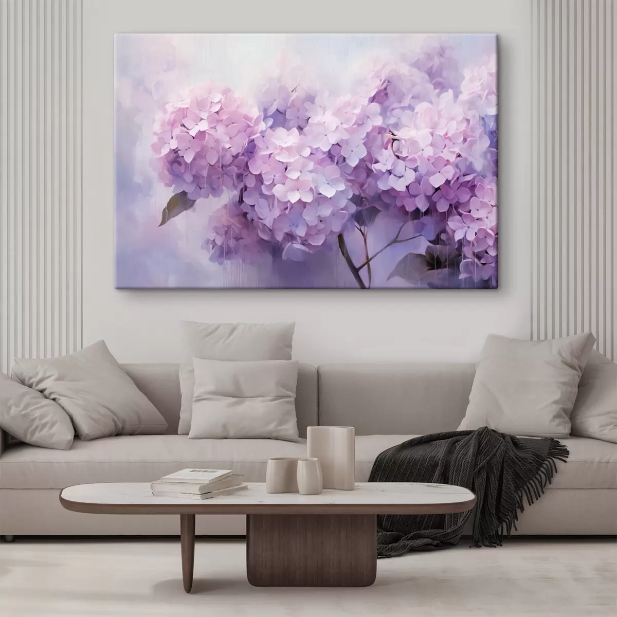 Wandbilder Moderne Abstraktion mit satten Farben und strukturierten Strichen s45046