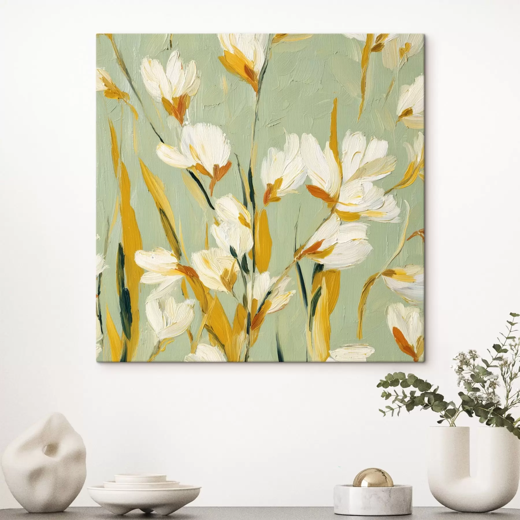 Wandbilder Helle Komposition im volumetrischen Stil s45264