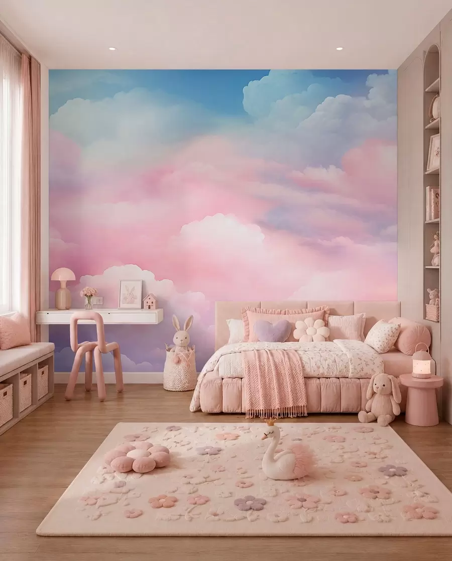 Fototapete Bunte Wolken w04387