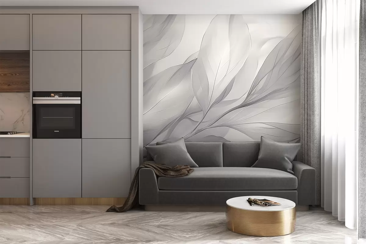 Fototapete Transparente Blätter w04376