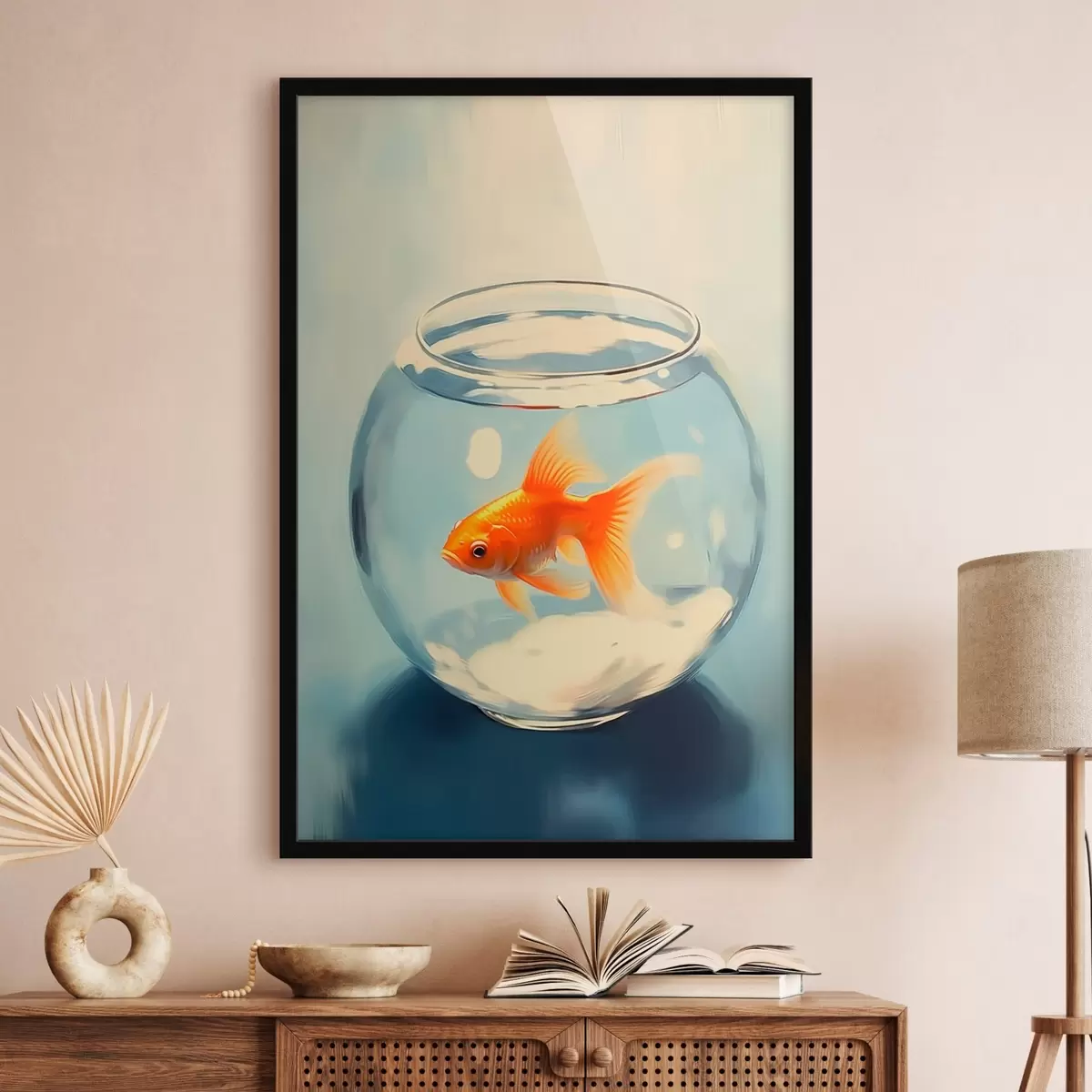 Poster Fische in einem Aquarium f45314
