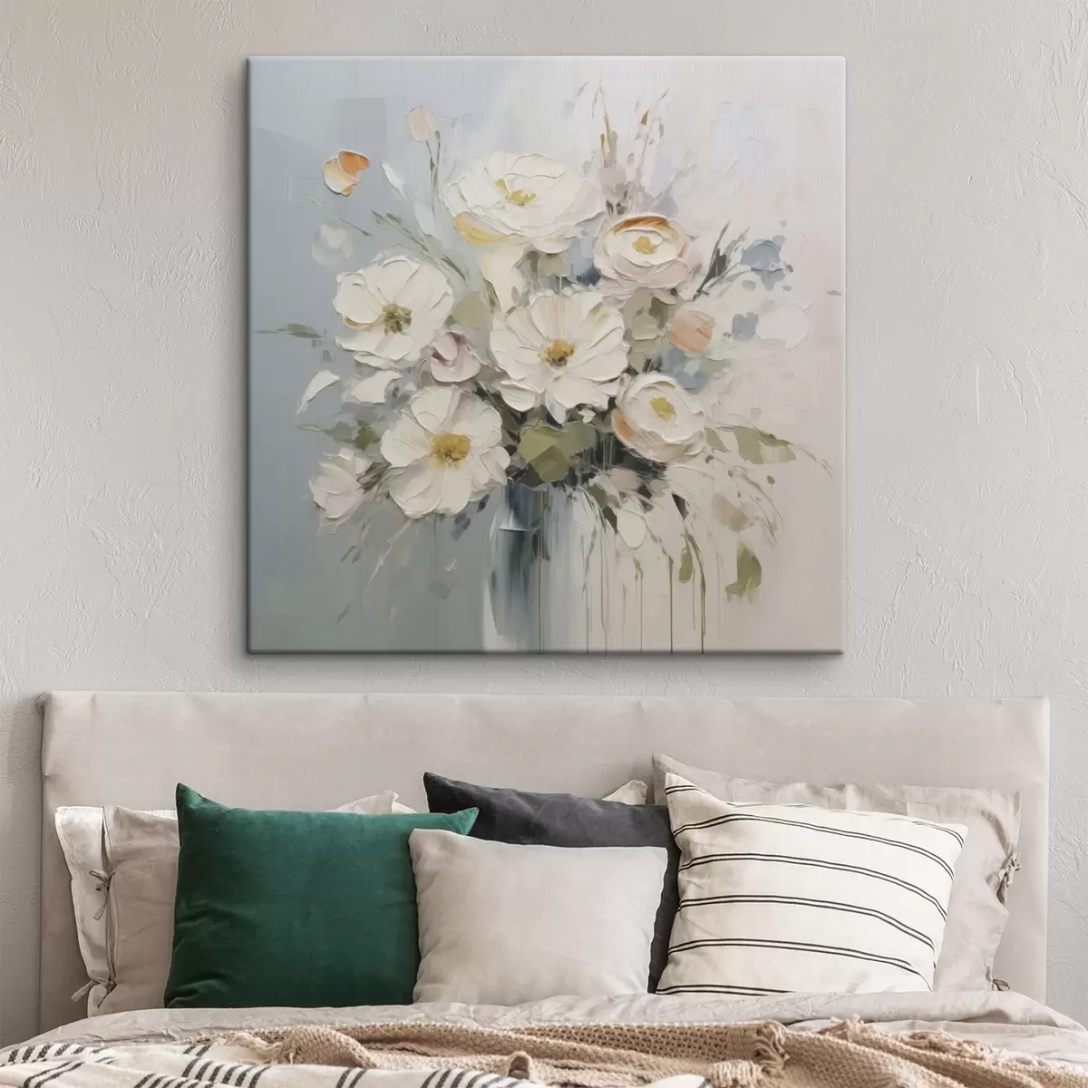 Wandbilder Blumenstrauß Nachahmung Malerei s45346