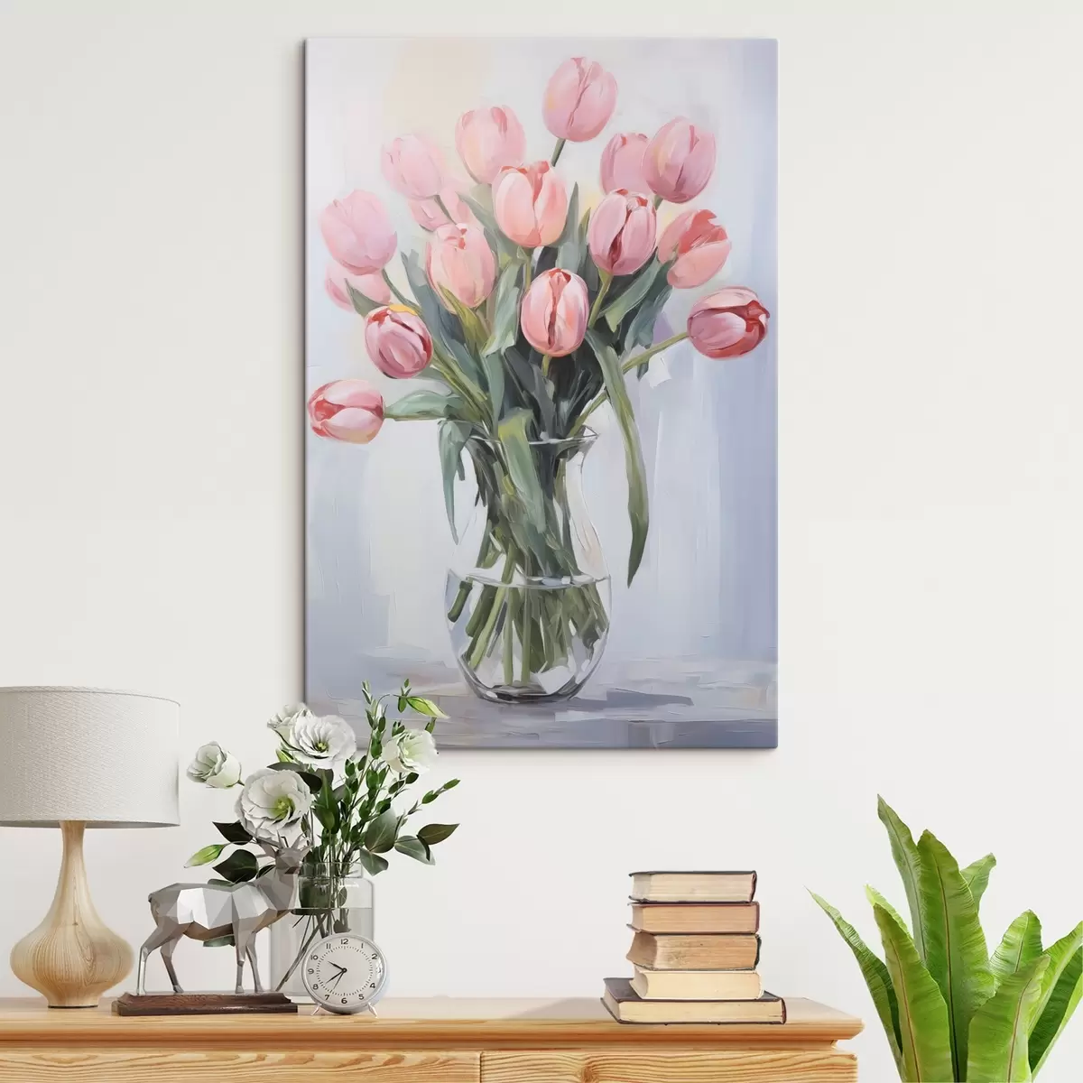 Wandbilder Tulpen in einer Vase s45355