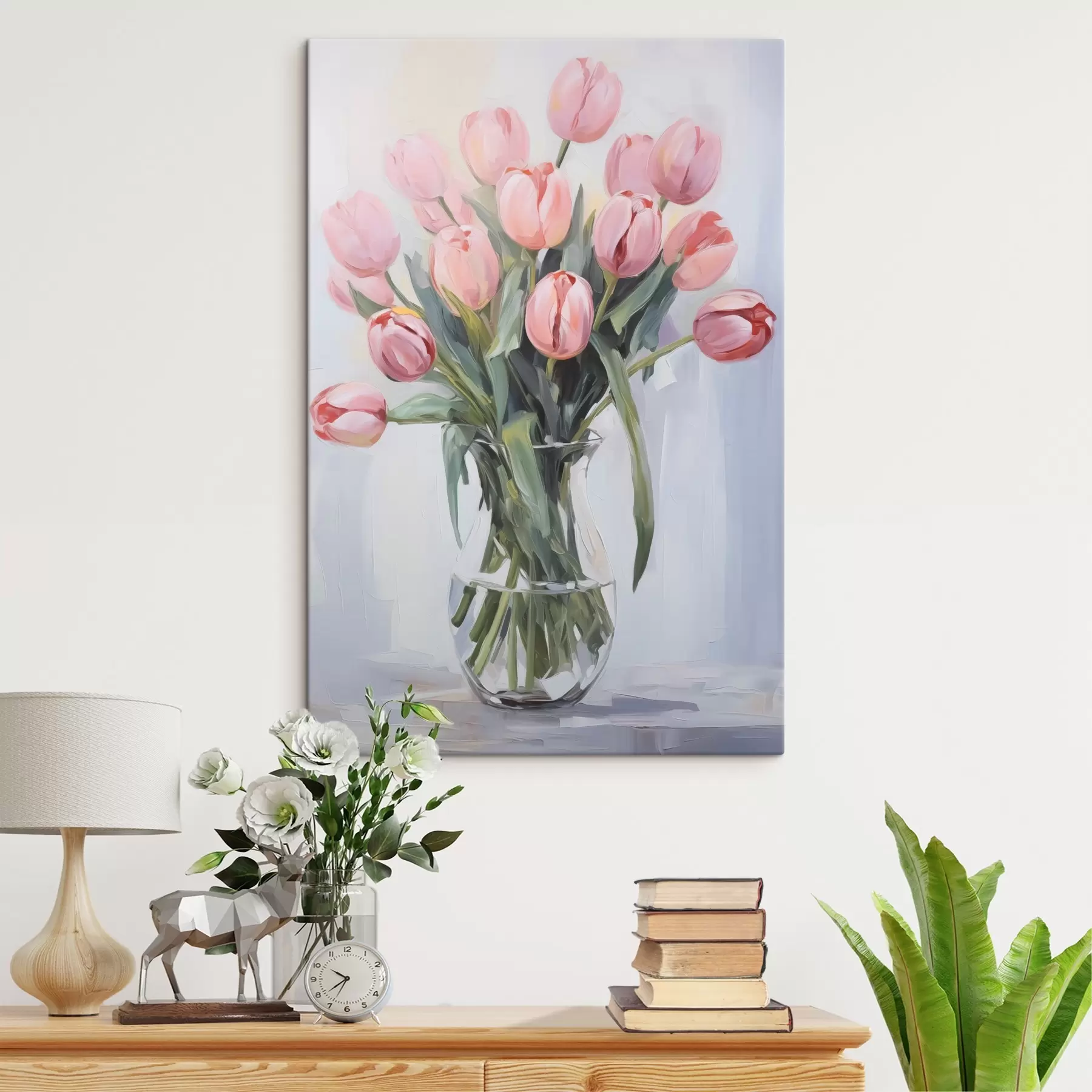 Wandbilder Tulpen in einer Vase s45355