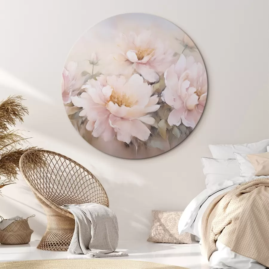 Wandbilder Pfingstrosen Nachahmung Malerei r45345