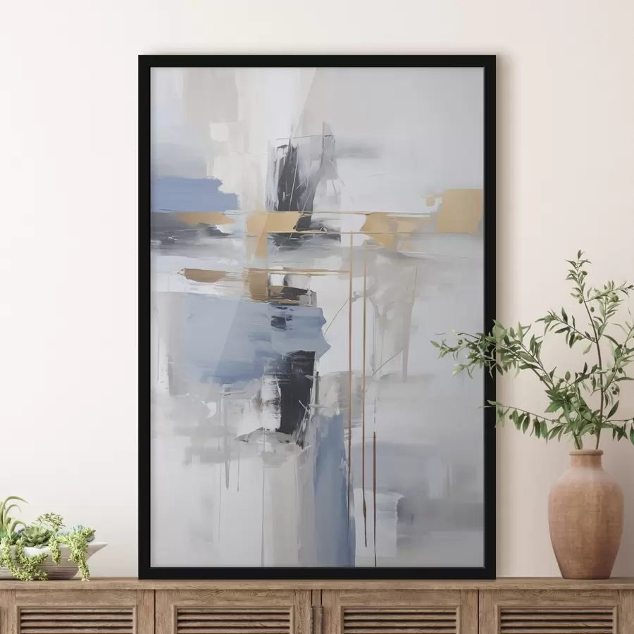 Fototapete Moderne Abstraktion Nachahmung der Malerei f45349