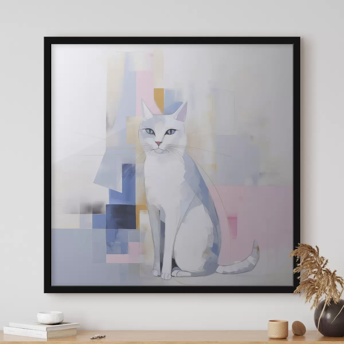 Poster Abstrakte Katze f45359