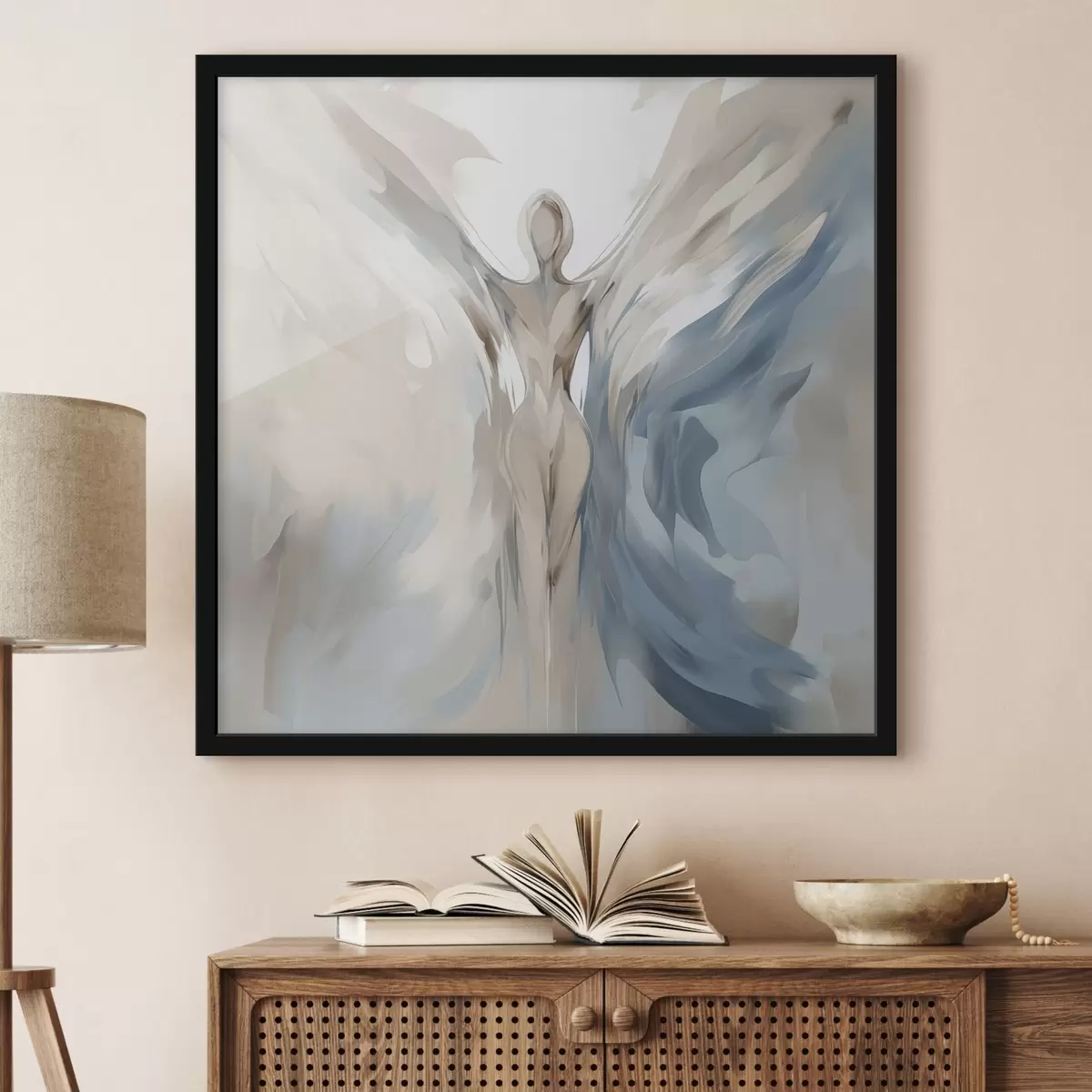 Poster Engel Imitation Malerei f45360