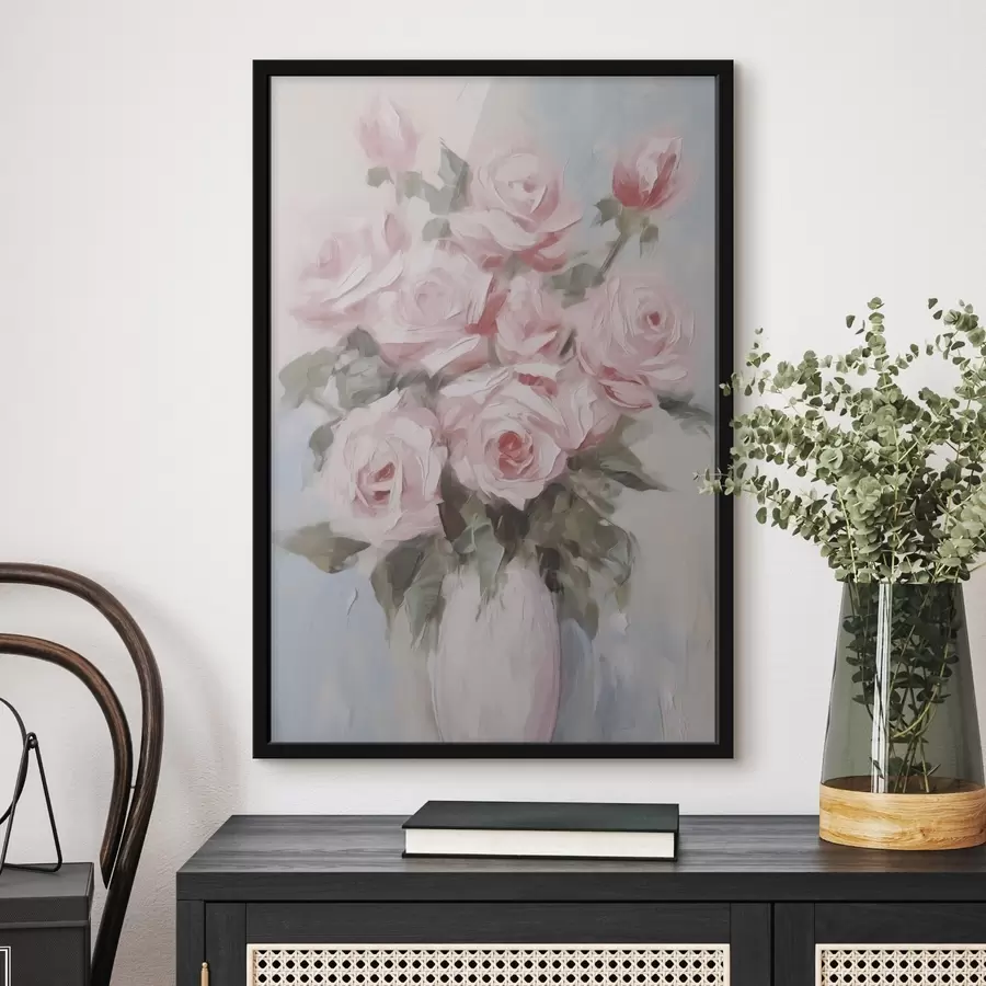 Fototapete Blumenstrauß aus Rosen f45362