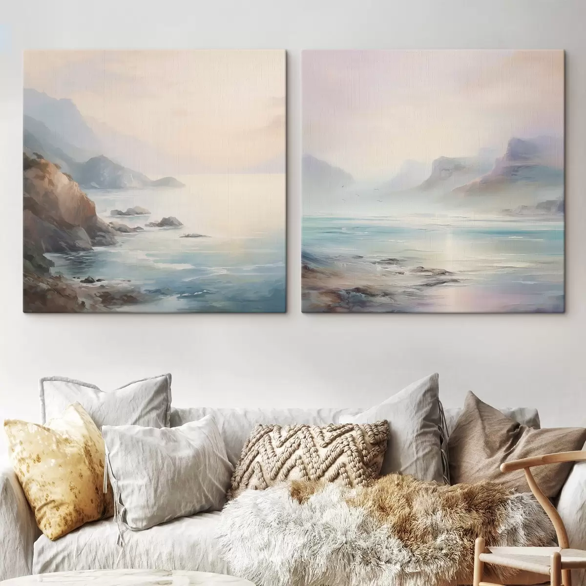 Wandbilder See-Imitation Malerei m00589