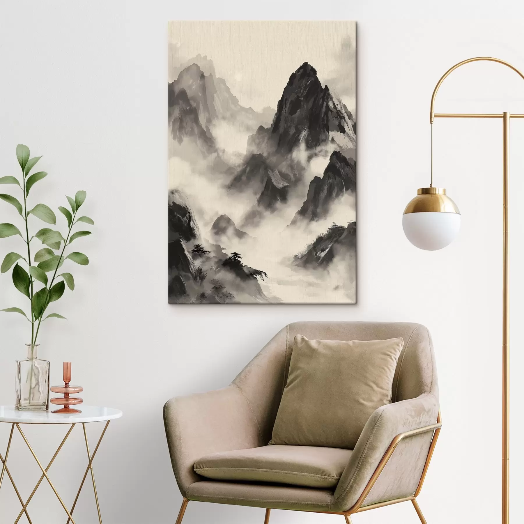 Wandbilder Berge im chinesischen Stil s45384