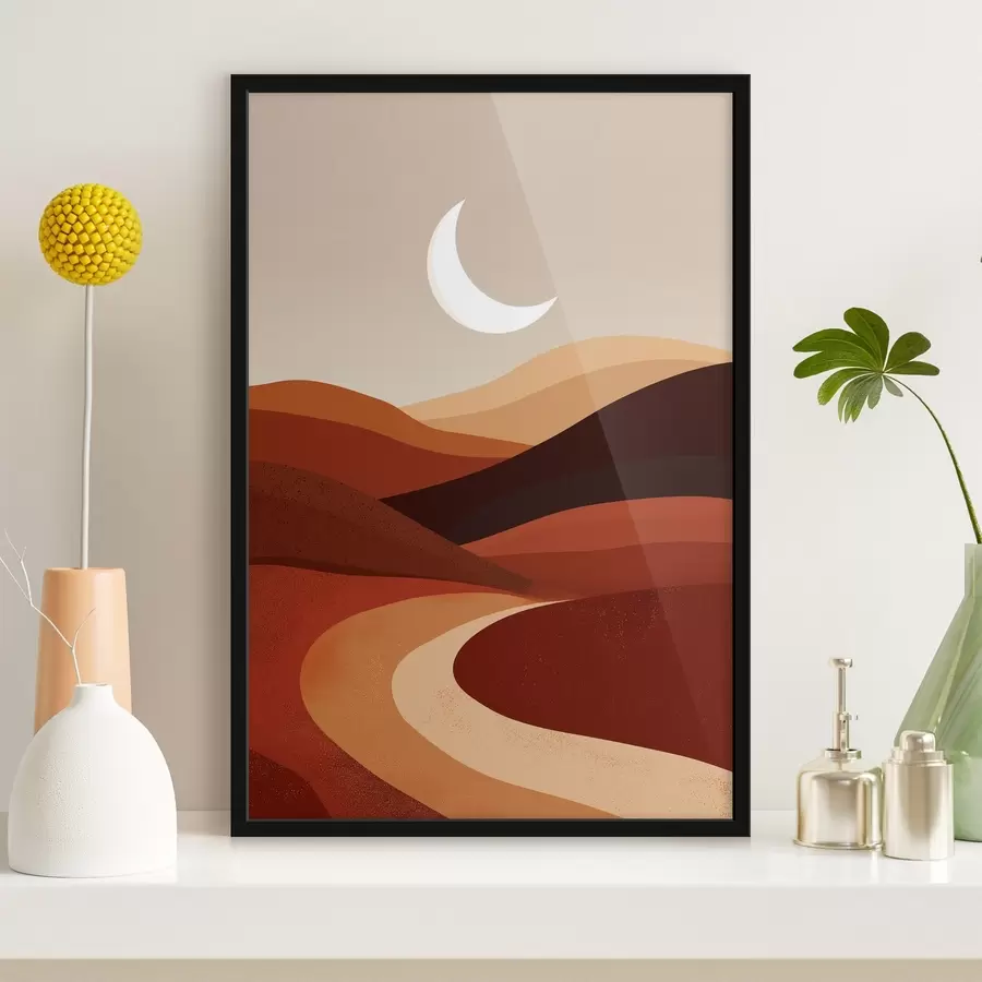 Fototapete Sonne und Berge f45393