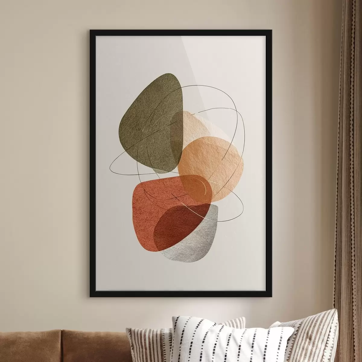 Poster Mehrfarbige Abstraktion f45398