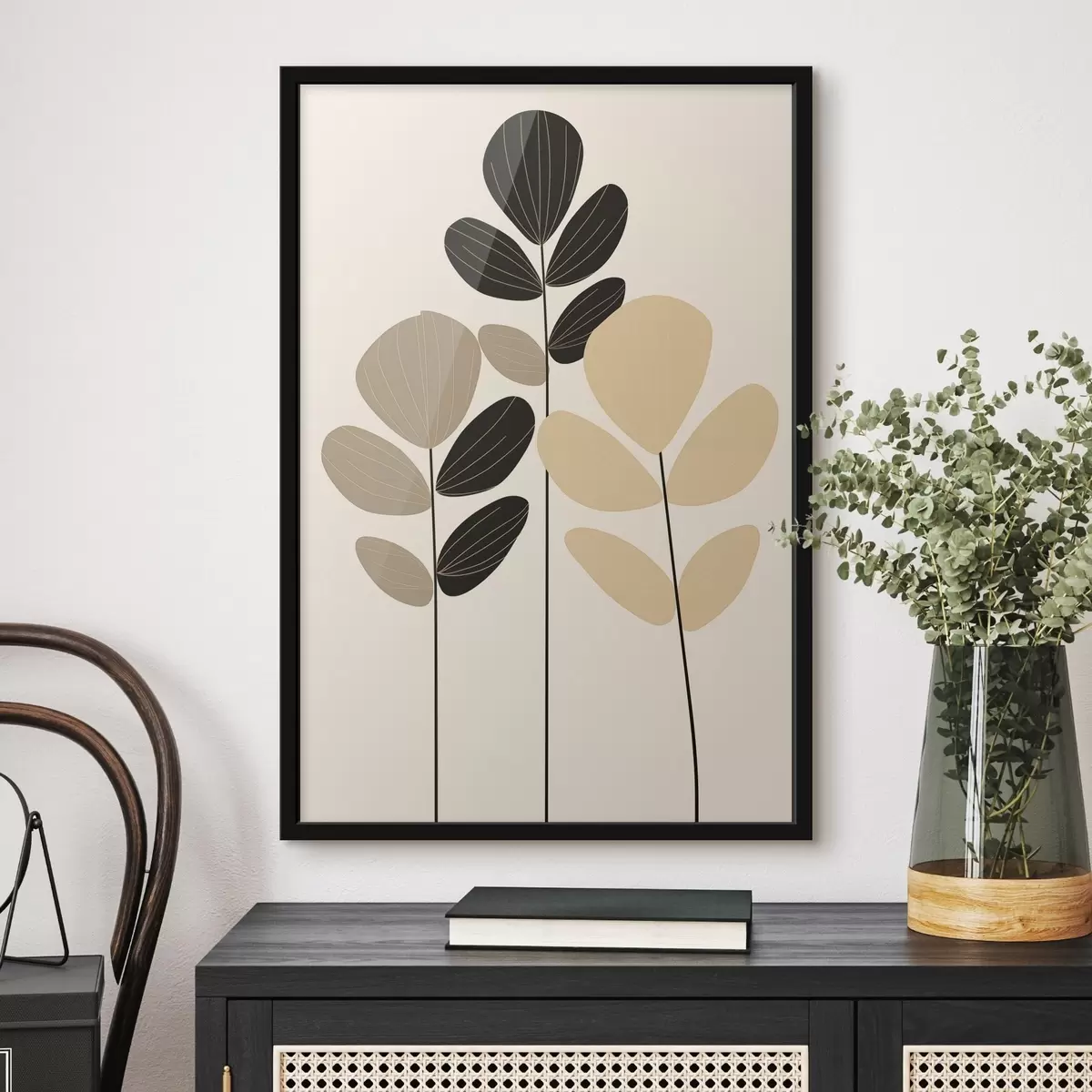 Poster Minimalistische botanische Illustration f45400