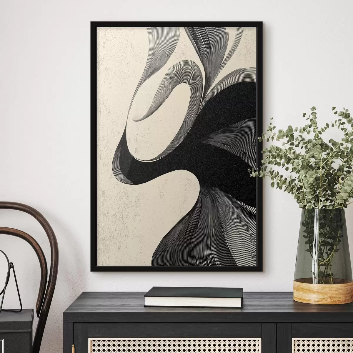 Poster Tanz der Linien f45414