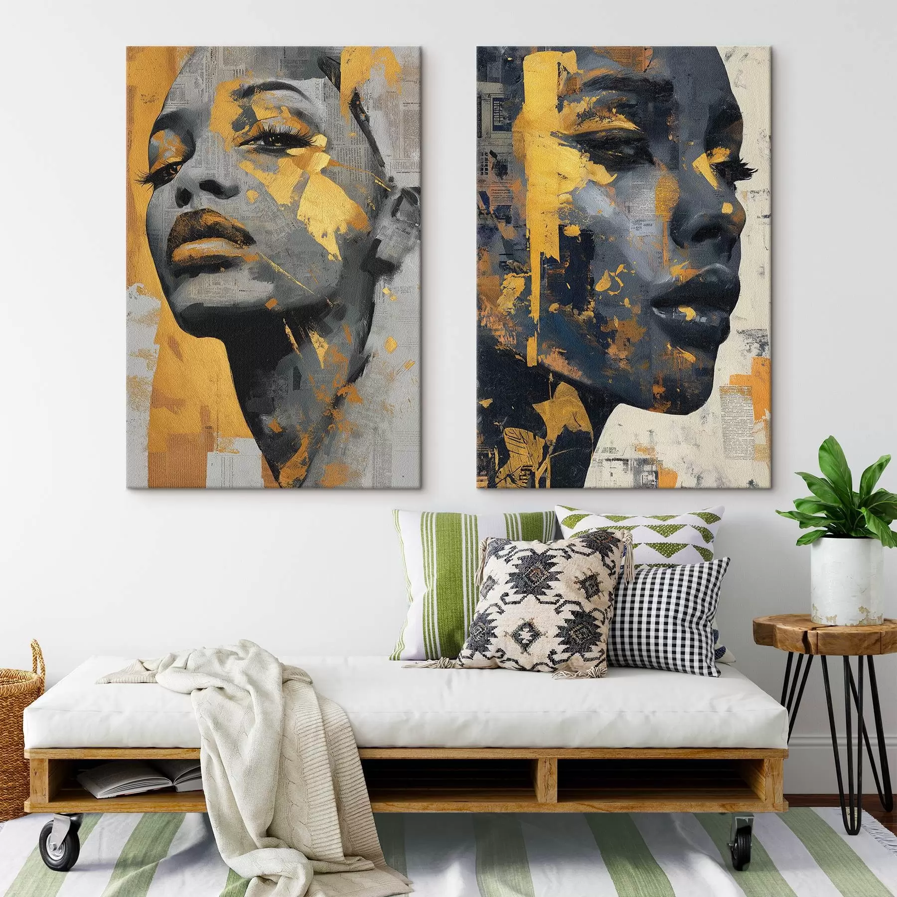 Wandbilder Abstraktes weibliches Gesicht m00603