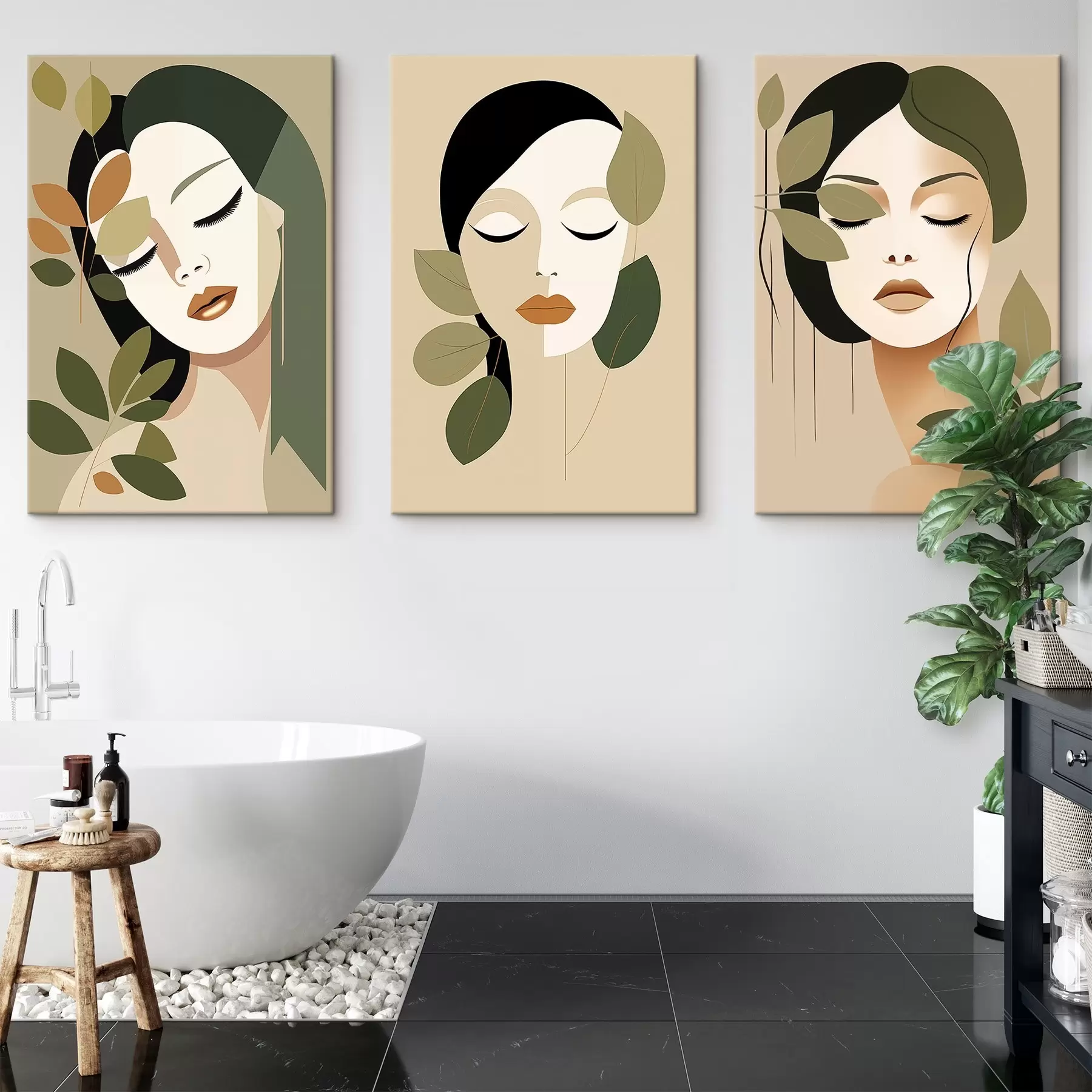 Wandbilder Gesichter von Mädchen m00605